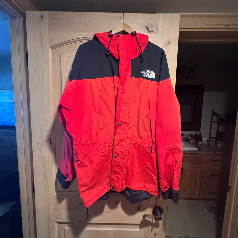 The North Face Red and Black Performance Jacket with Hood - GoreTex